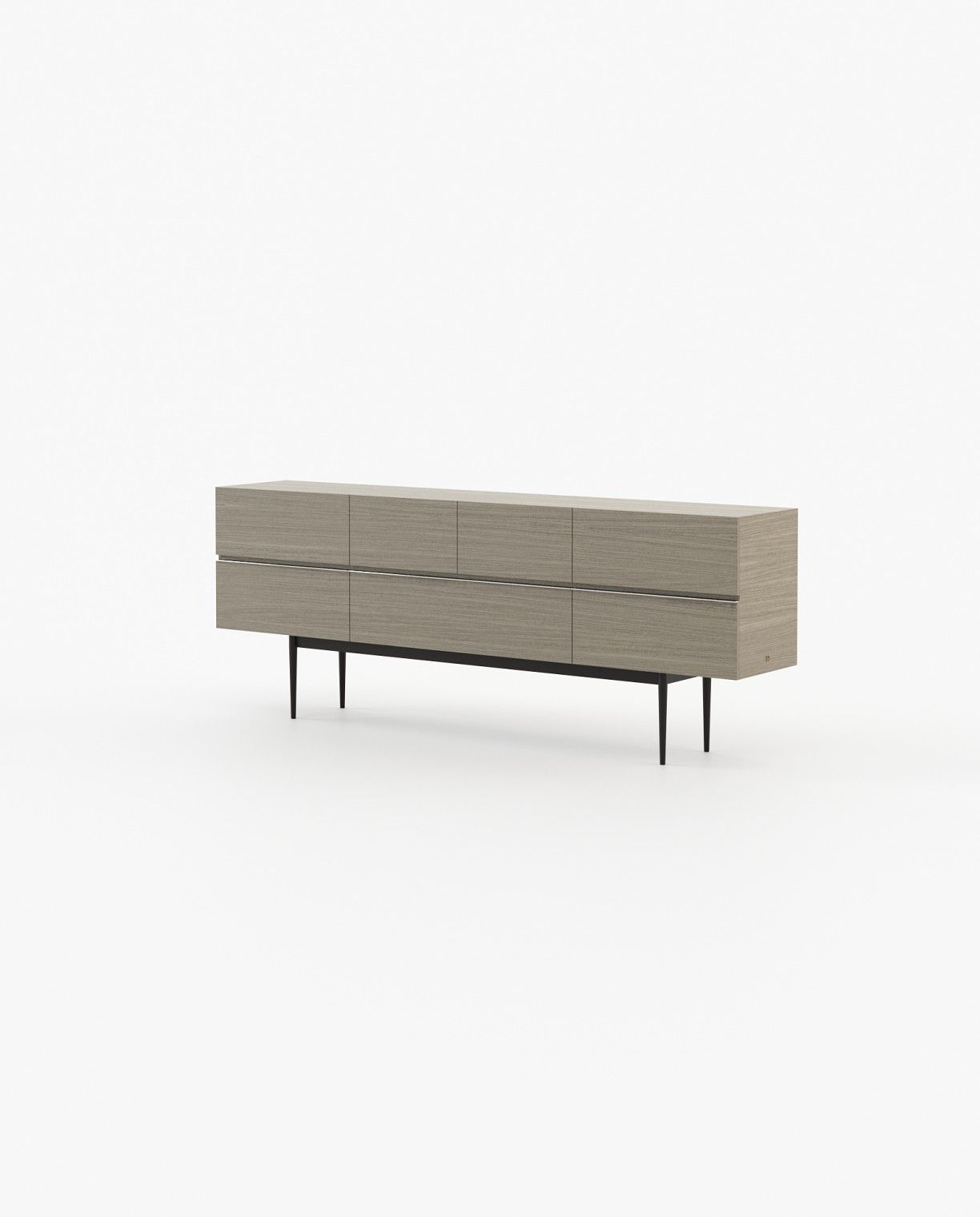 Laskasas LAGOS Sideboard Aged Oak Veneer Matte - Araco Interiors