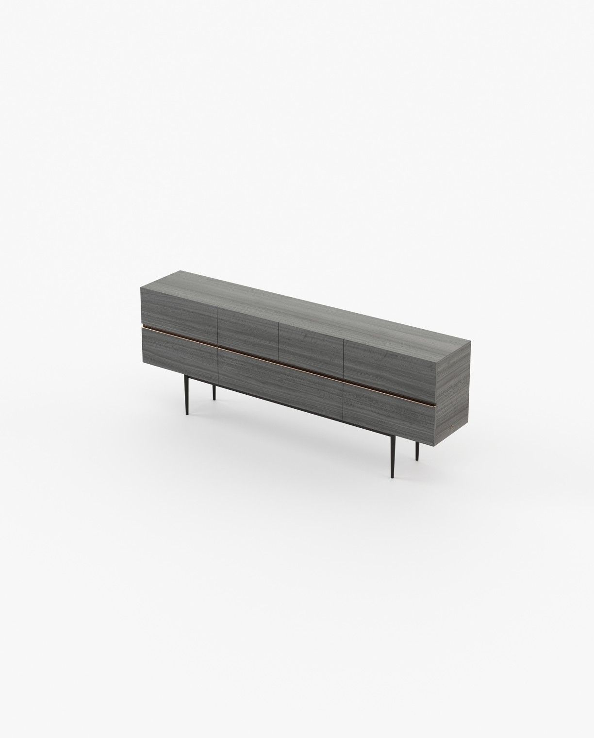 Laskasas LAGOS Sideboard Grey Eucalyptus Veneer Matte - Araco Interiors