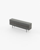 Laskasas LAGOS Sideboard Grey Eucalyptus Veneer Matte - Araco Interiors