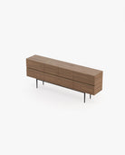 Laskasas LAGOS Sideboard Walnut Veneer Matte - Araco Interiors