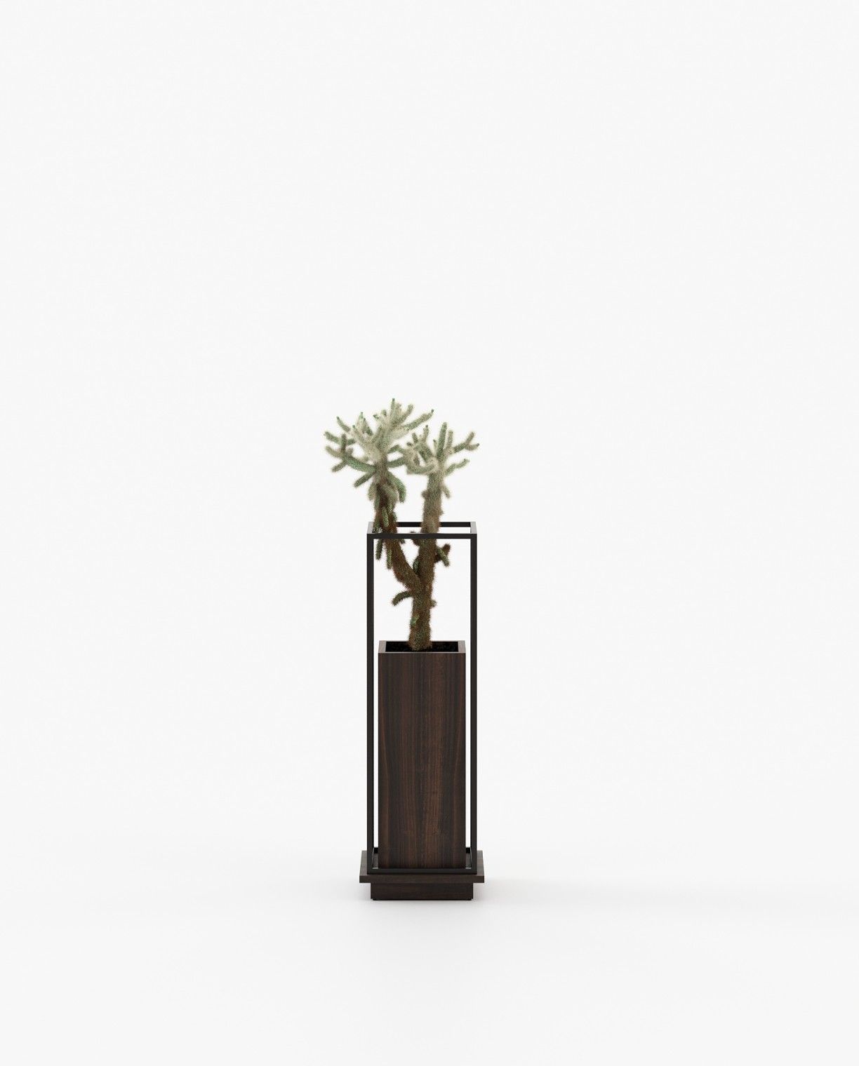 Laskasas LANIE Planter & Pot Smoked Eucalyptus Veneer Matte - Araco Interiors