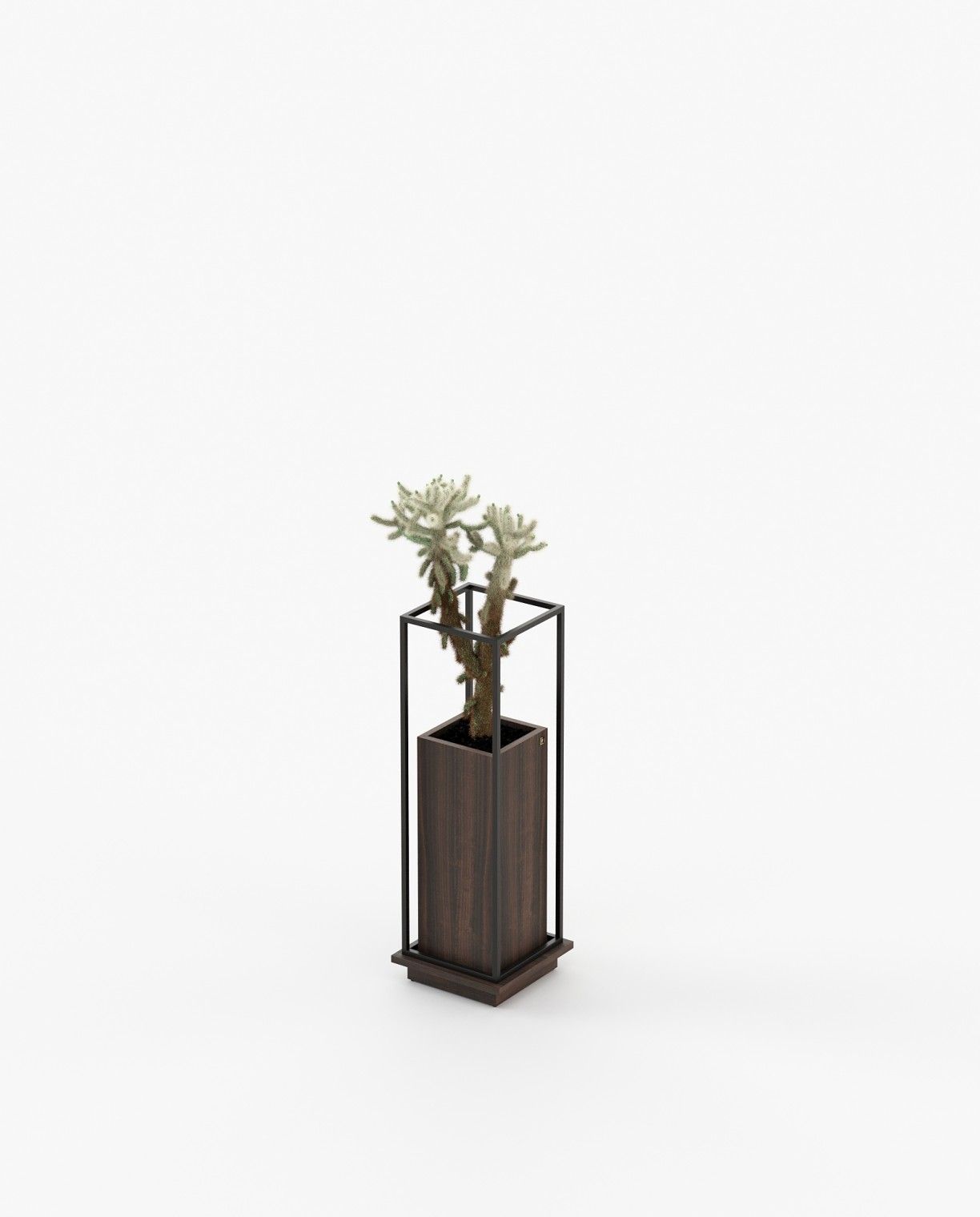 Laskasas LANIE Planter & Pot Smoked Eucalyptus Veneer Matte - Araco Interiors