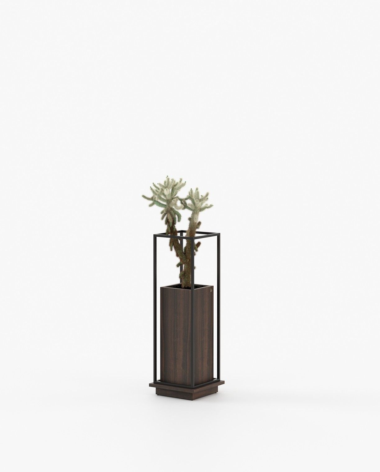 Laskasas LANIE Planter & Pot Smoked Eucalyptus Veneer Matte - Araco Interiors