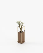 Laskasas LANIE Planter & Pot Walnut Veneer Matte - Araco Interiors