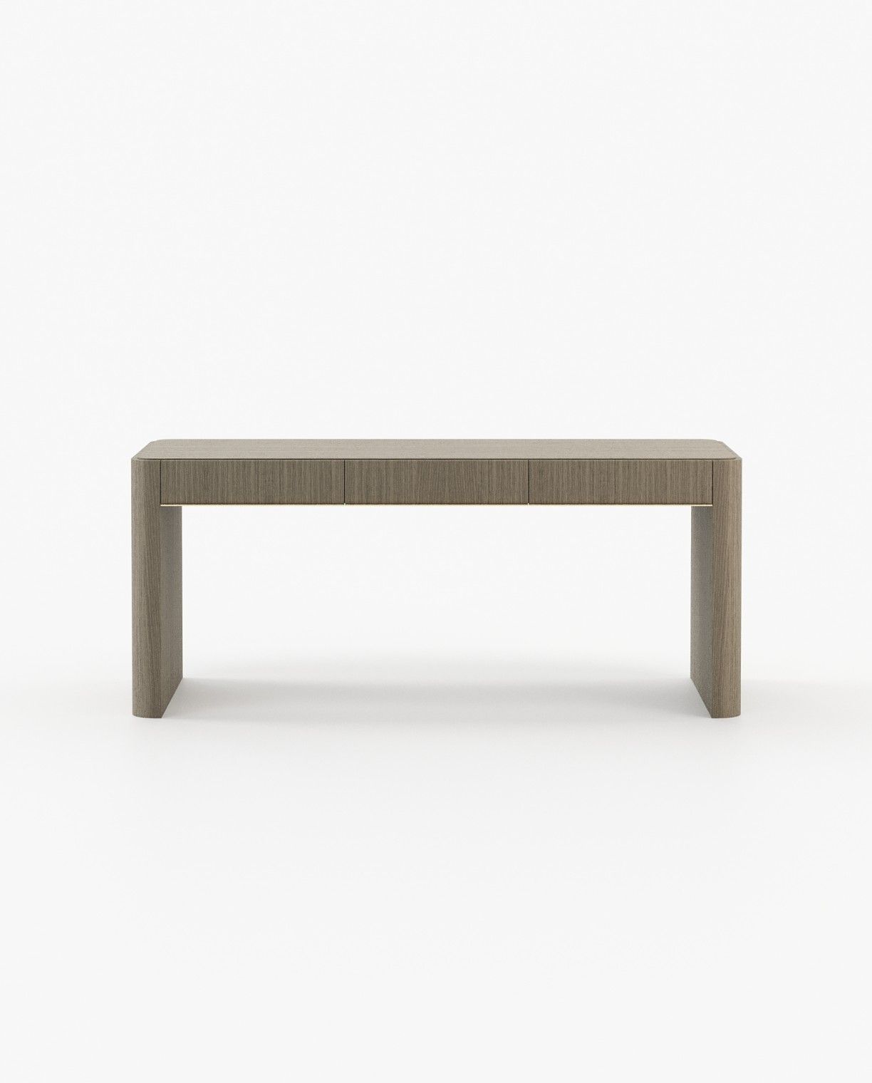 Laskasas LARSON Desk Aged Oak Veneer Matte - Araco Interiors
