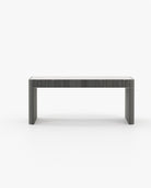 Laskasas LARSON Desk Grey Eucalyptus Veneer Matte - Araco Interiors