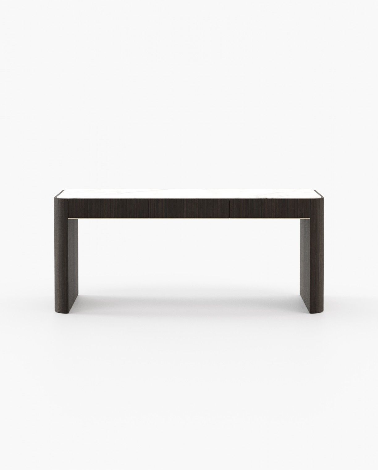 Laskasas LARSON Desk Smoked Eucalyptus Veneer Matte - Araco Interiors