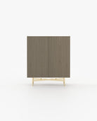 Laskasas LEWIS Bar Cabinet Aged Oak Veneer Matte - Araco Interiors