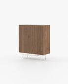 Laskasas LEWIS Bar Cabinet Walnut Veneer Matte - Araco Interiors