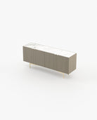 Laskasas LEWIS Sideboard Aged Oak Veneer Matte - Araco Interiors