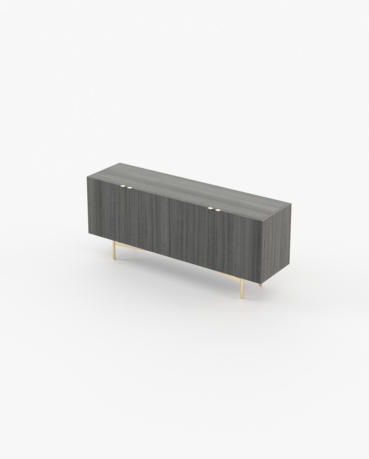 Laskasas LEWIS Sideboard Grey Eucalyptus Veneer Matte - Araco Interiors