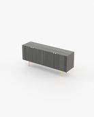 Laskasas LEWIS Sideboard Grey Eucalyptus Veneer Matte - Araco Interiors