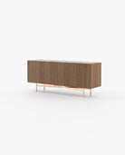 Laskasas LEWIS Sideboard Walnut Veneer Matte - Araco Interiors