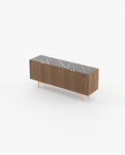 Laskasas LEWIS Sideboard Walnut Veneer Matte - Araco Interiors