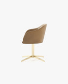 Laskasas LILI office Dining Chair & Bench Seoul Camel Leather - Araco Interiors