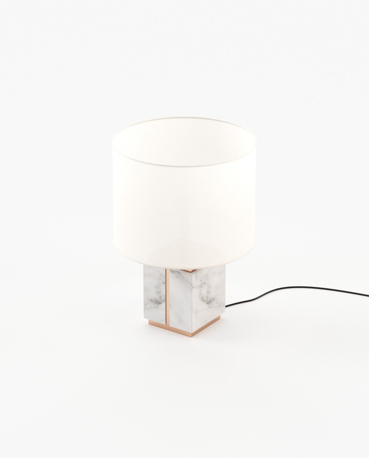 Laskasas LITTLE Table & Desk Lamp Carrara Marble - Araco Interiors