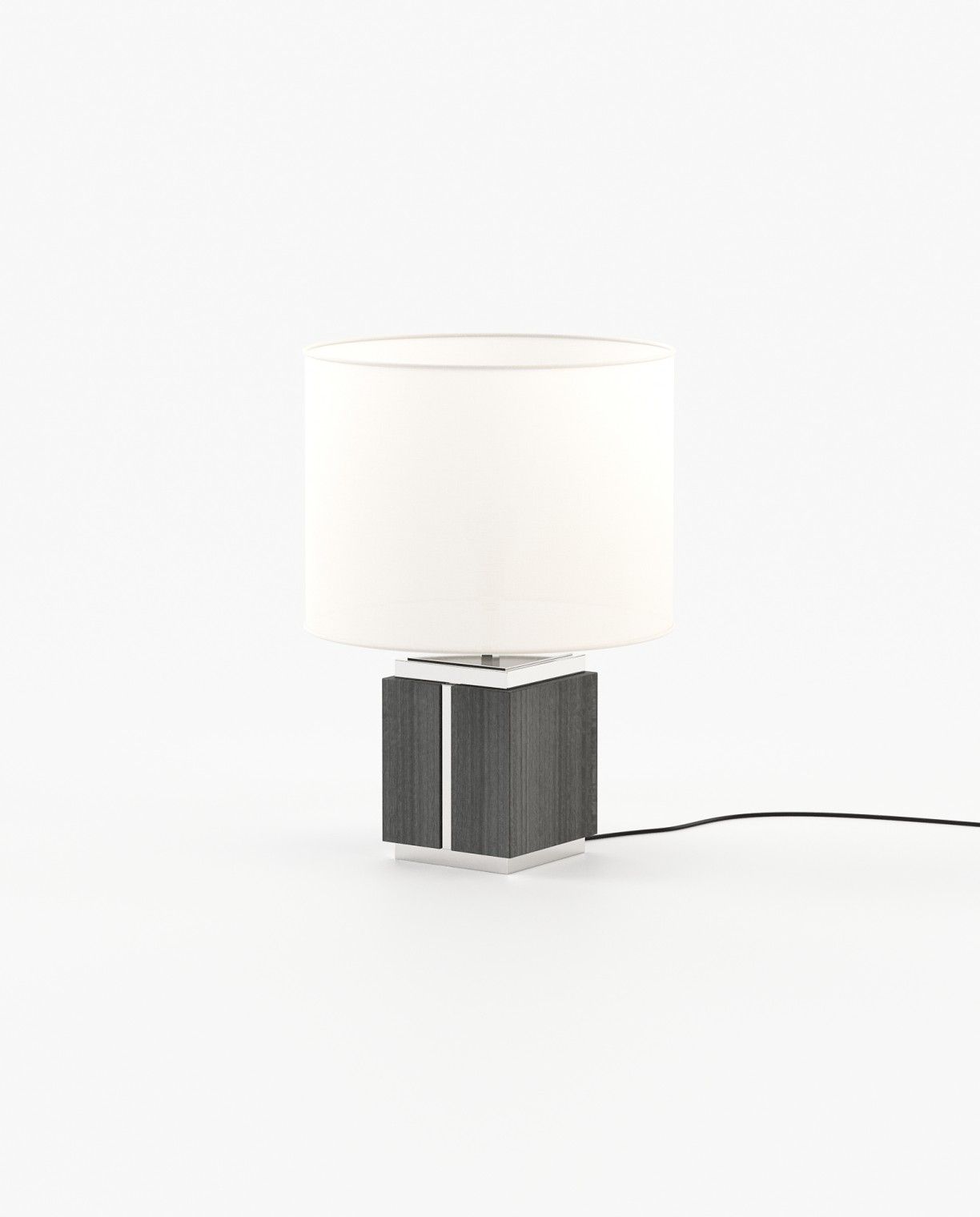 Laskasas LITTLE Table & Desk Lamp Grey Eucalyptus Veneer Matte - Araco Interiors