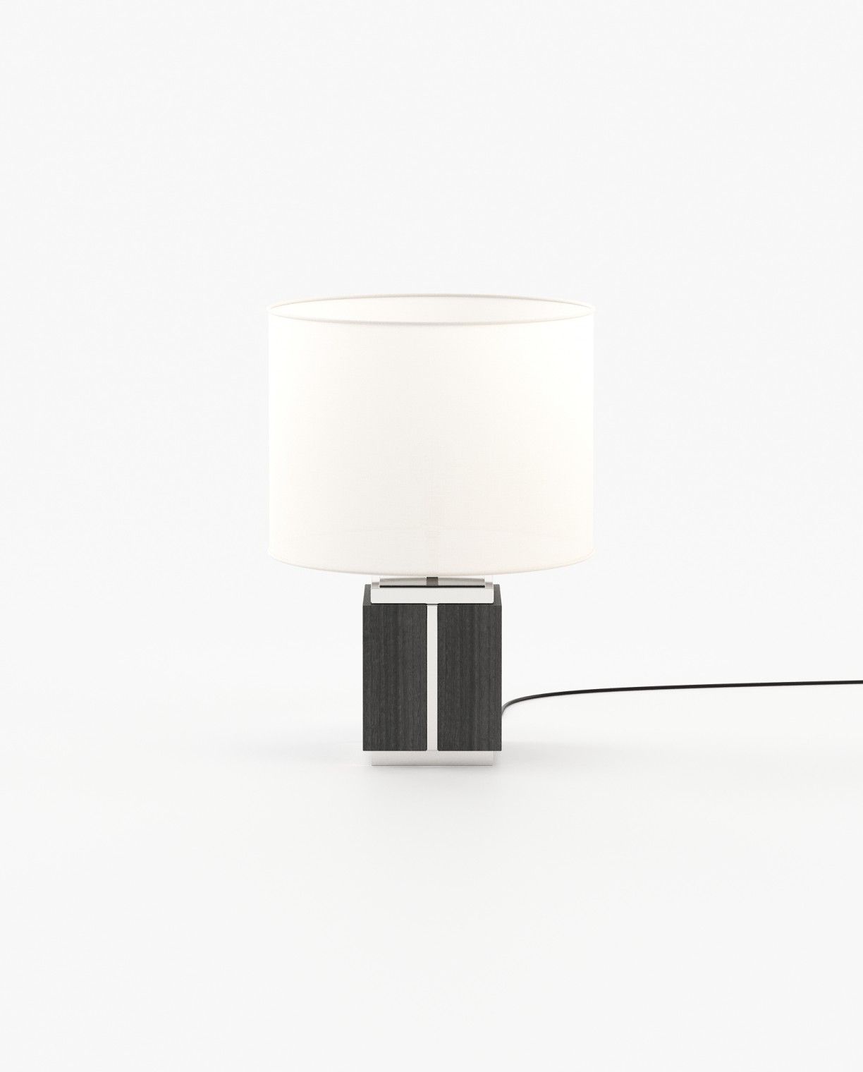 Laskasas LITTLE Table & Desk Lamp Grey Eucalyptus Veneer Matte - Araco Interiors