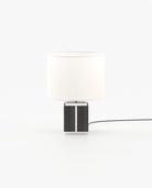 Laskasas LITTLE Table & Desk Lamp Grey Eucalyptus Veneer Matte - Araco Interiors