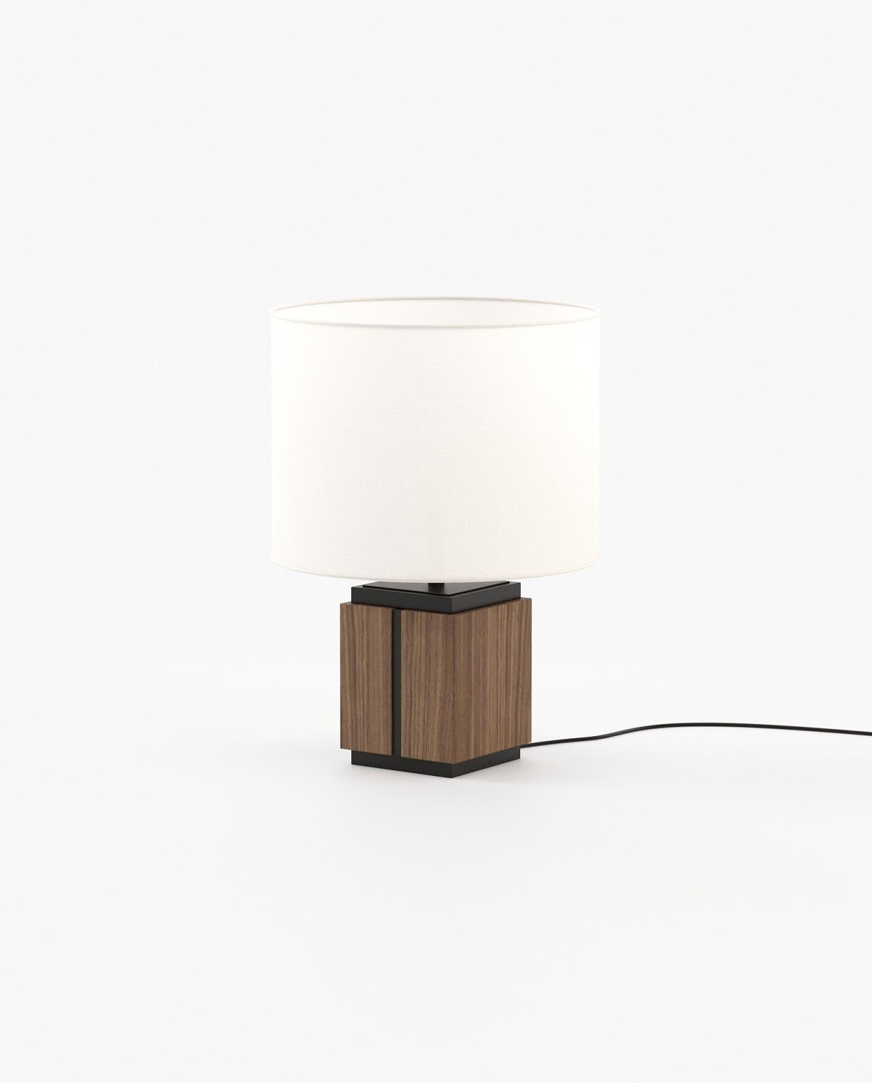 Laskasas LITTLE Table & Desk Lamp Walnut Veneer Matte - Araco Interiors