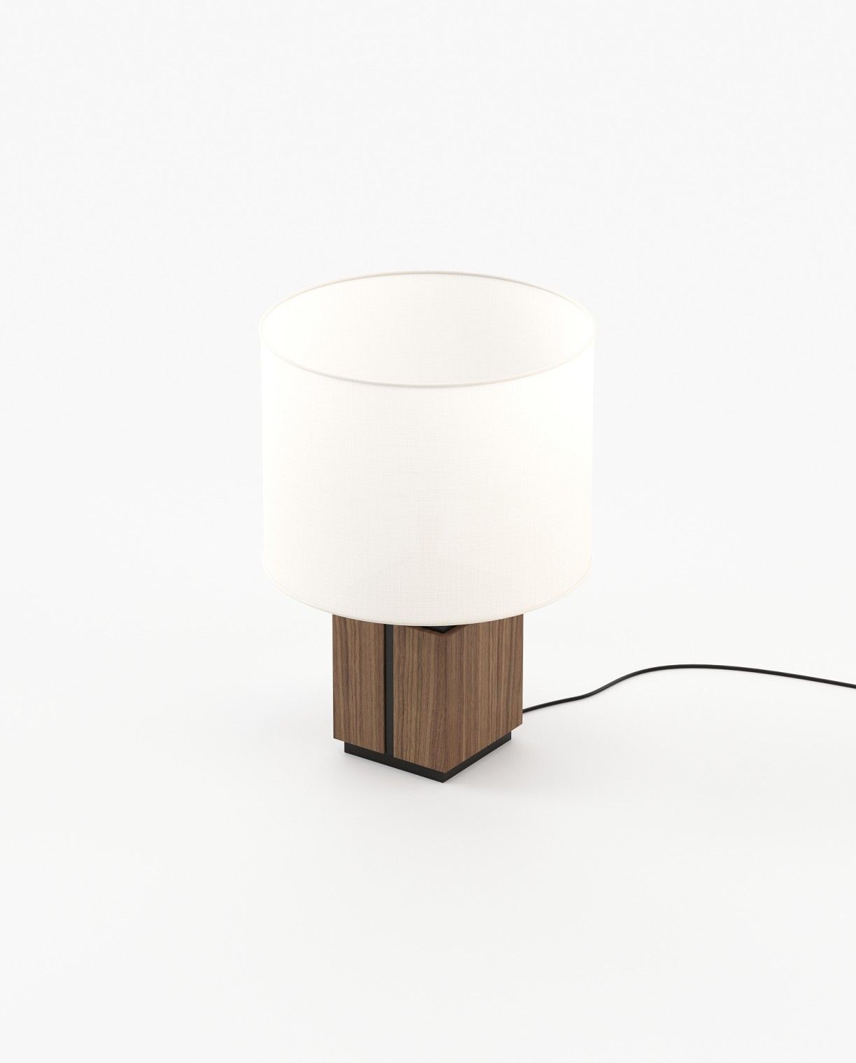 Laskasas LITTLE Table & Desk Lamp Walnut Veneer Matte - Araco Interiors