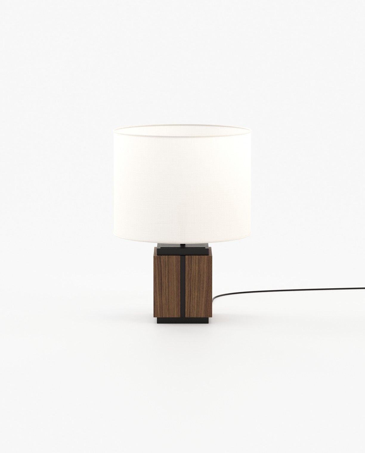 Laskasas LITTLE Table & Desk Lamp Walnut Veneer Matte - Araco Interiors