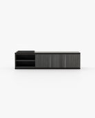 Laskasas LORA Media Unit Grey Eucalyptus Veneer Matte - Araco Interiors
