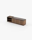 Laskasas LORA Media Unit Walnut Veneer Matte - Araco Interiors