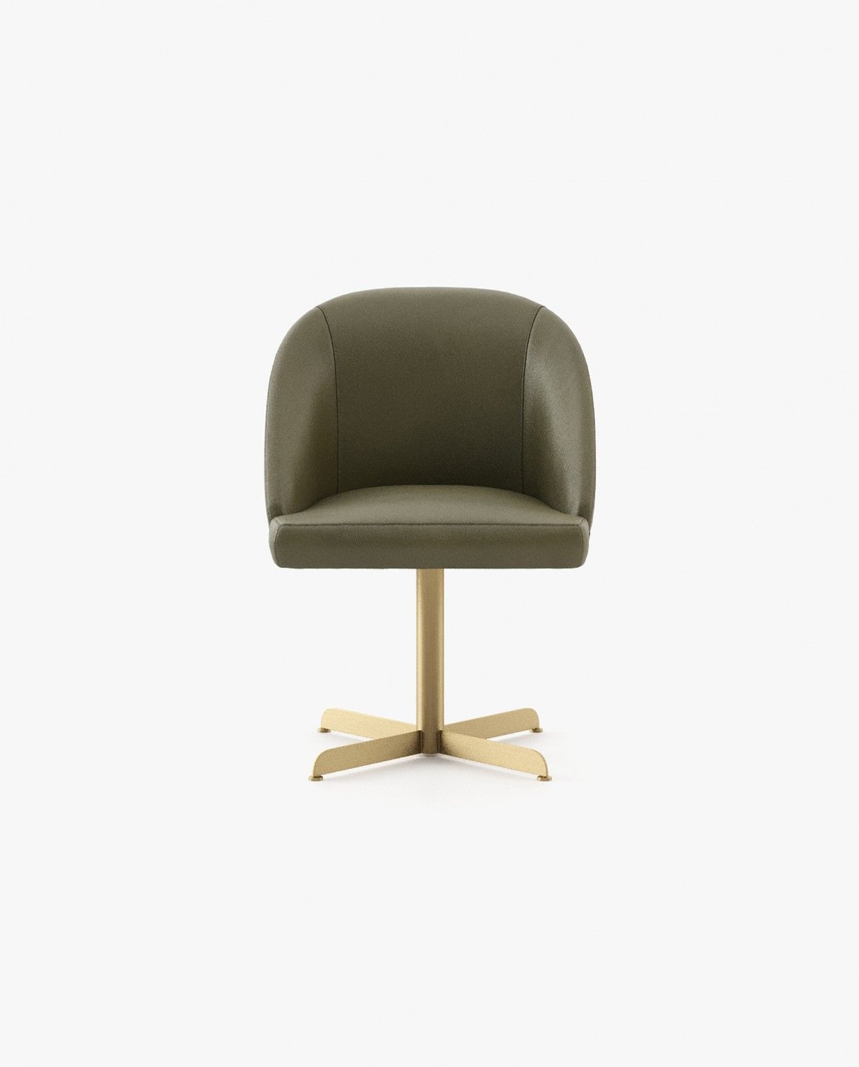 Laskasas LOREN office Dining Chair & Bench Berlin Forest Leather - Araco Interiors