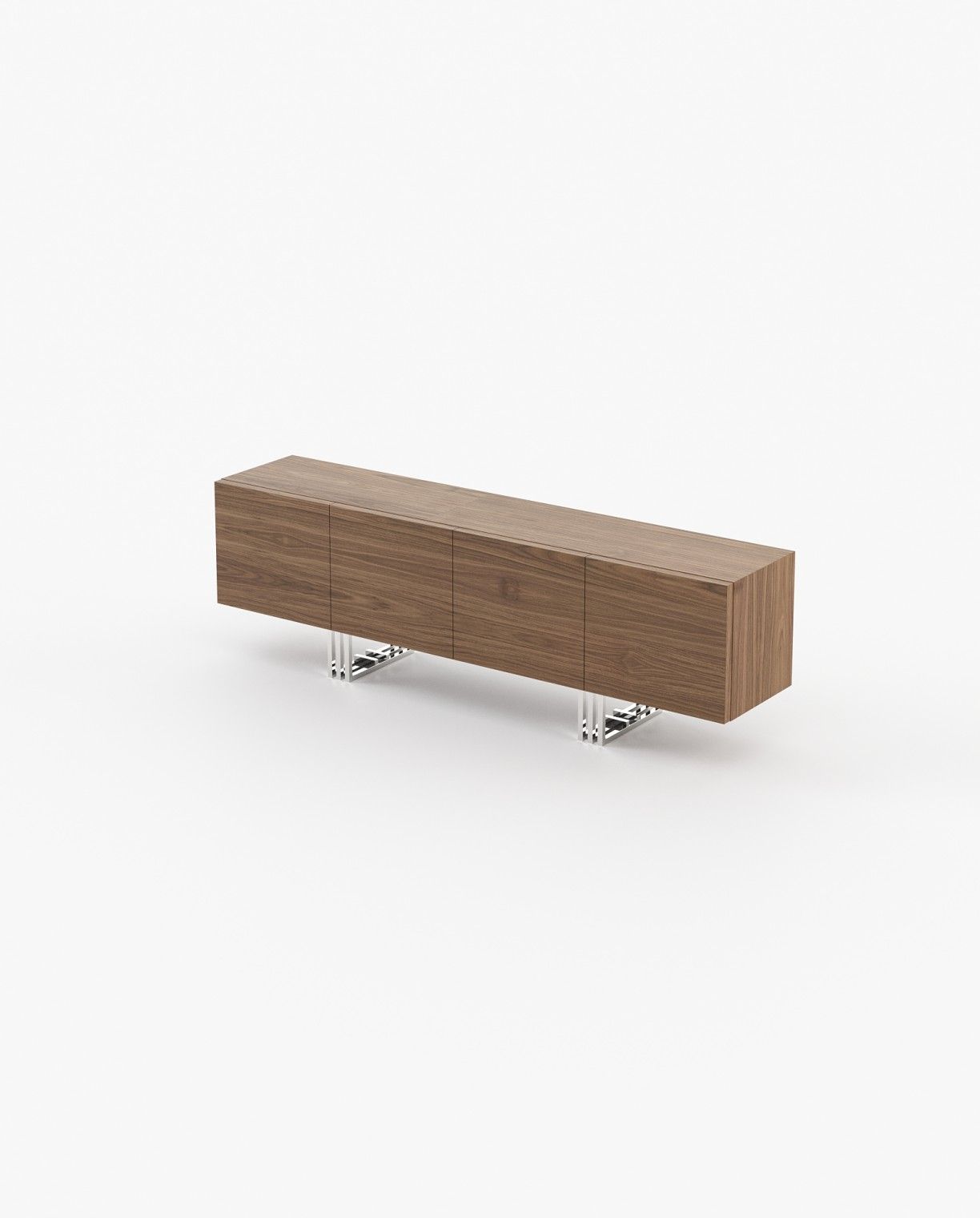 Laskasas LYON Storage Unit Walnut Veneer Matte - Araco Interiors