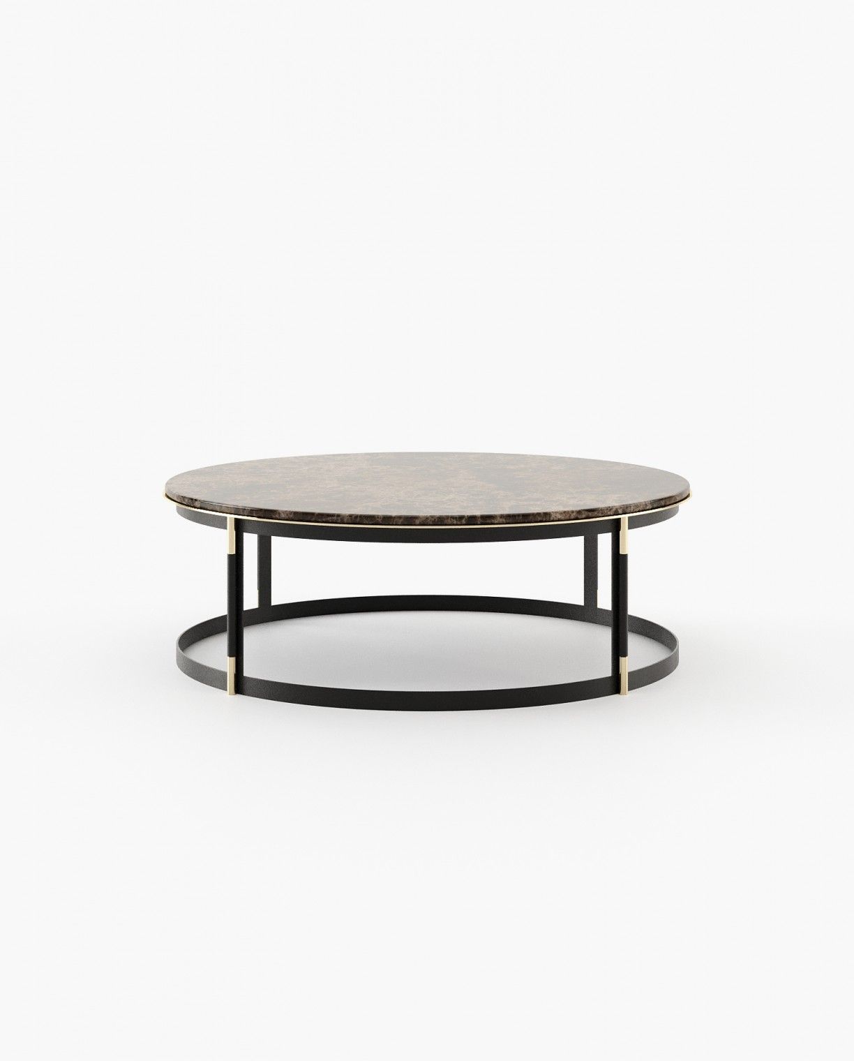 Laskasas LYSSA Coffee Table Emperador Dark Polished Marble - Araco Interiors