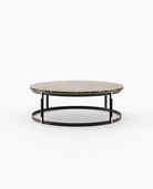 Laskasas LYSSA Coffee Table Emperador Dark Polished Marble - Araco Interiors