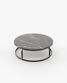 Laskasas LYSSA Coffee Table Nero Marquina Polished Marble - Araco Interiors