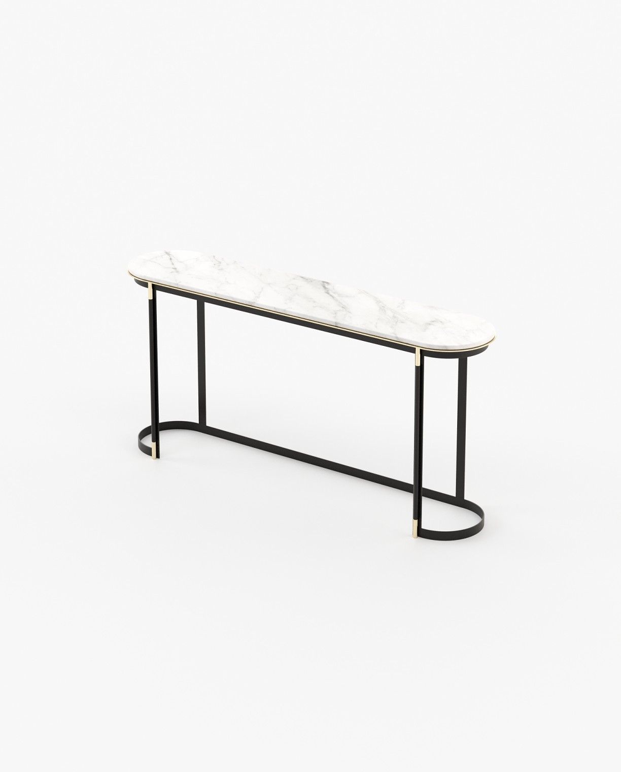 Laskasas LYSSA Console Table Carrara Marble - Araco Interiors
