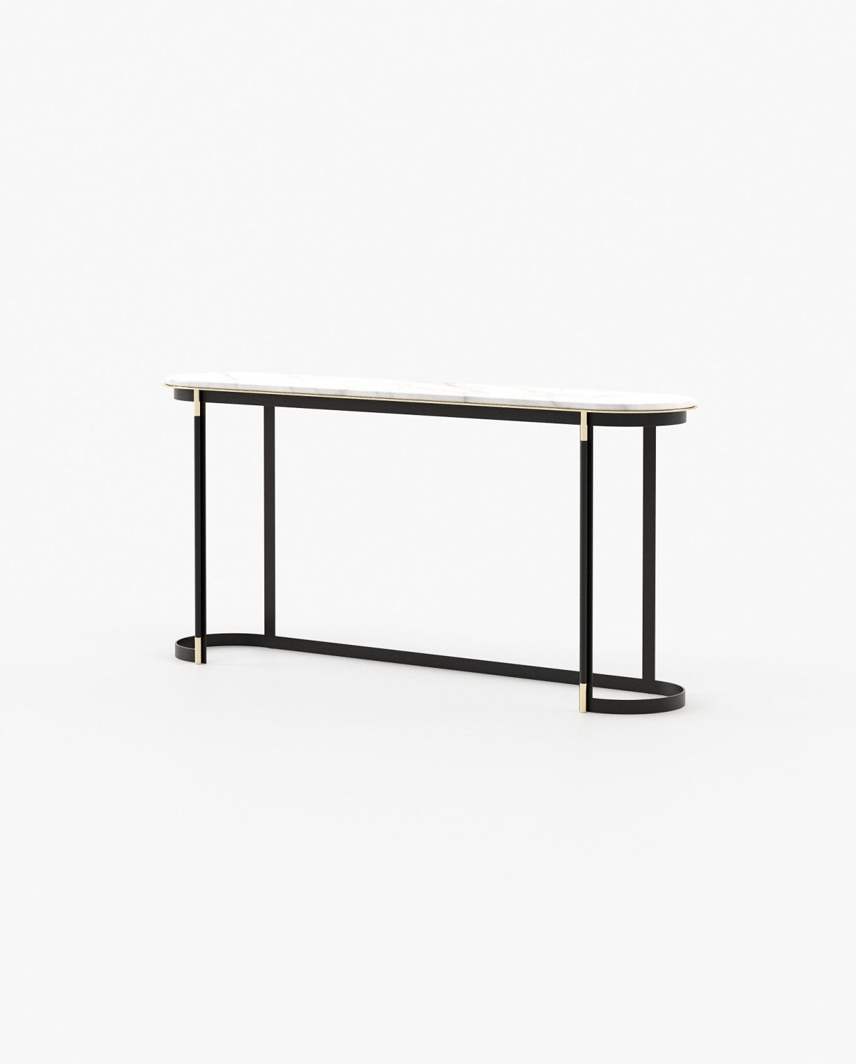 Laskasas LYSSA Console Table Carrara Marble - Araco Interiors