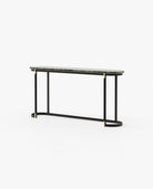 Laskasas LYSSA Console Table Verde Issorie Polished Marble - Araco Interiors