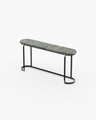 Laskasas LYSSA Console Table Verde Issorie Polished Marble - Araco Interiors