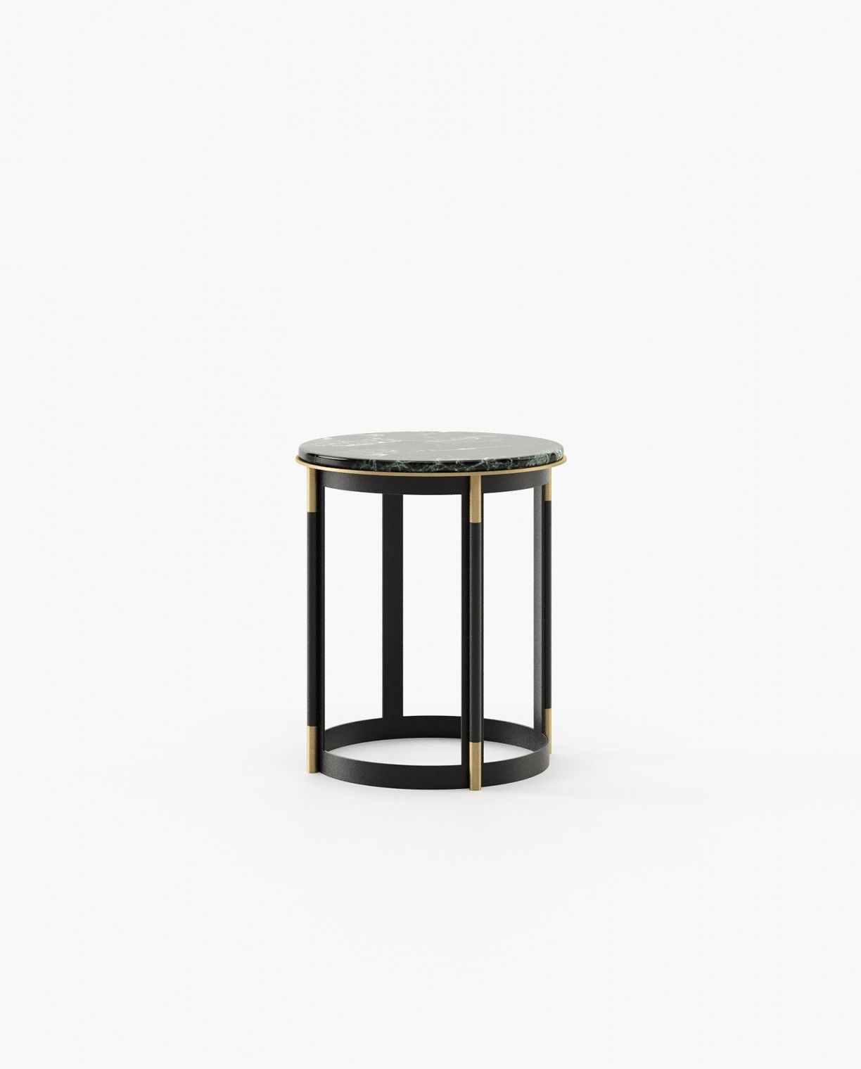 Laskasas LYSSA Nest & Side Table Verde Issorie Polished Marble - Araco Interiors