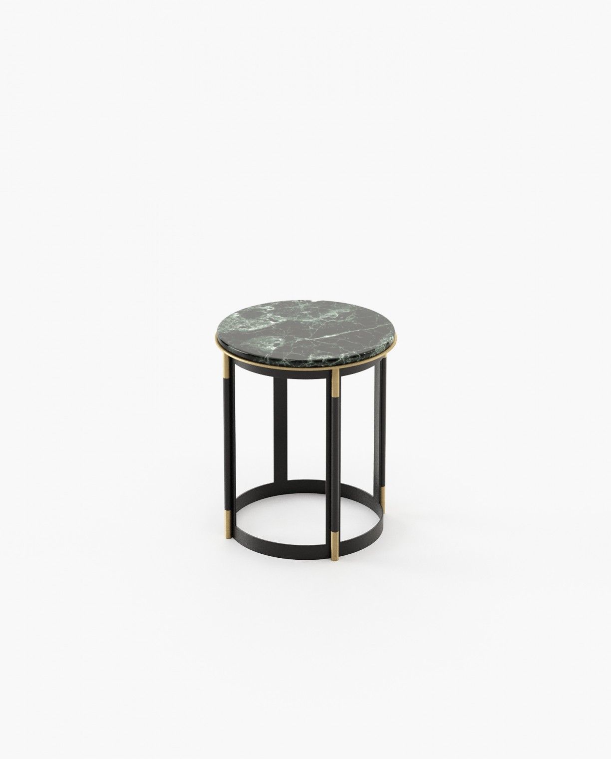 Laskasas LYSSA Nest & Side Table Verde Issorie Polished Marble - Araco Interiors
