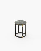 Laskasas LYSSA Nest & Side Table Verde Issorie Polished Marble - Araco Interiors