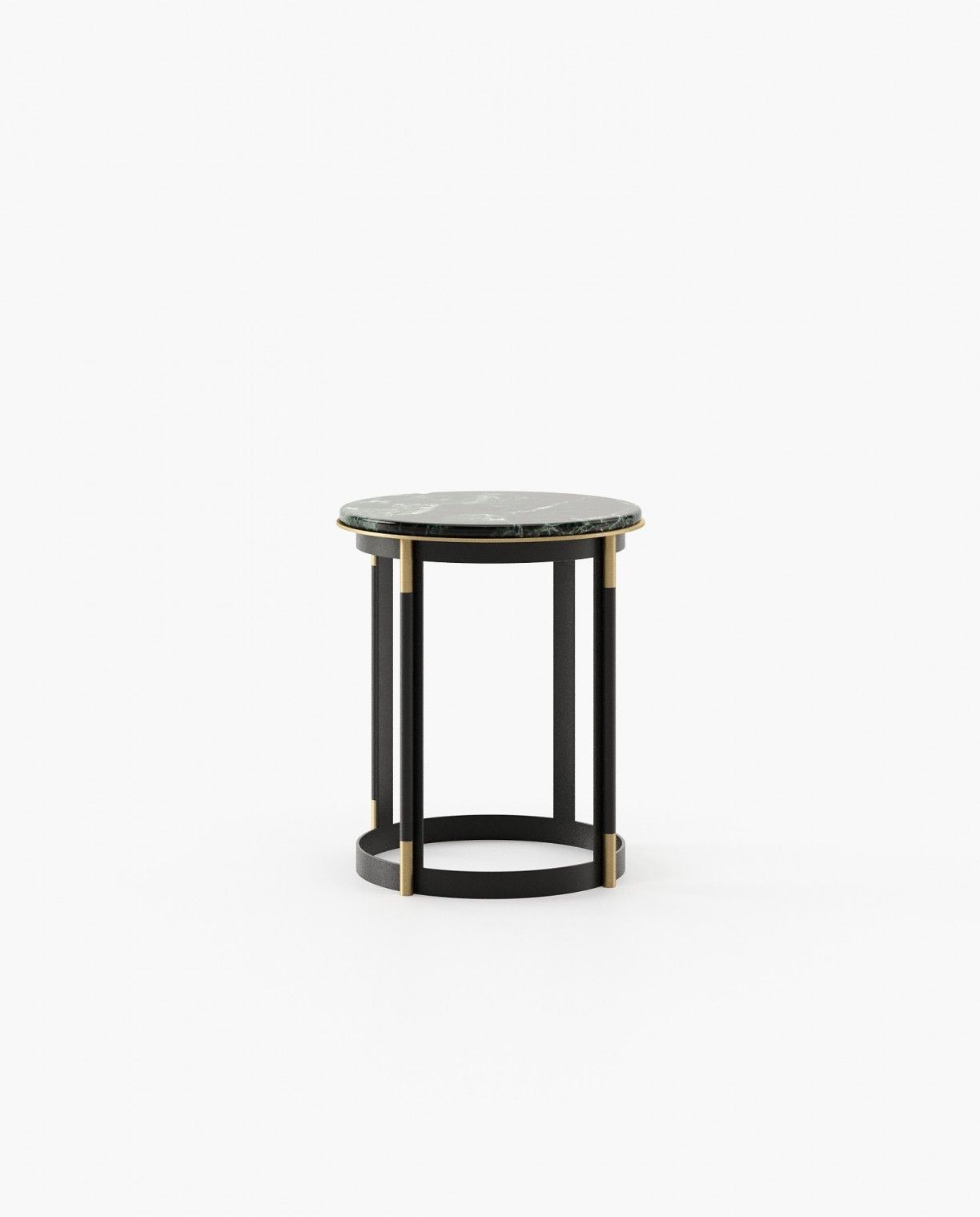 Laskasas LYSSA Nest & Side Table Verde Issorie Polished Marble - Araco Interiors