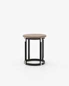 Laskasas LYSSA Nest & Side Table Walnut Veneer Matte - Araco Interiors