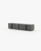 Laskasas MACAU Media Unit Grey Eucalyptus Veneer Matte - Araco Interiors