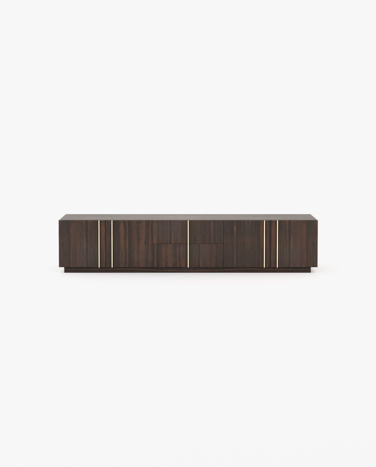 Laskasas MACAU Media Unit Smoked Eucalyptus Veneer Matte - Araco Interiors