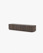 Laskasas MACAU Media Unit Smoked Eucalyptus Veneer Matte - Araco Interiors