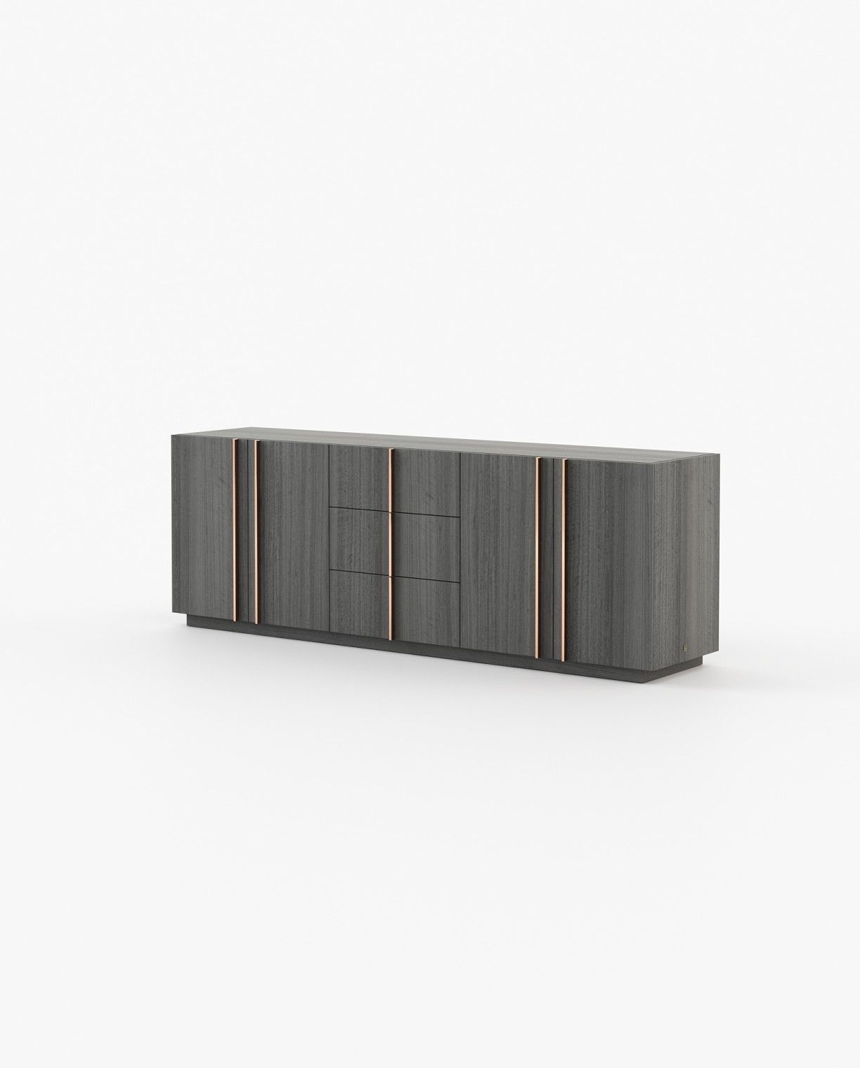 Laskasas MACAU Sideboard Grey Eucalyptus Veneer Matte - Araco Interiors
