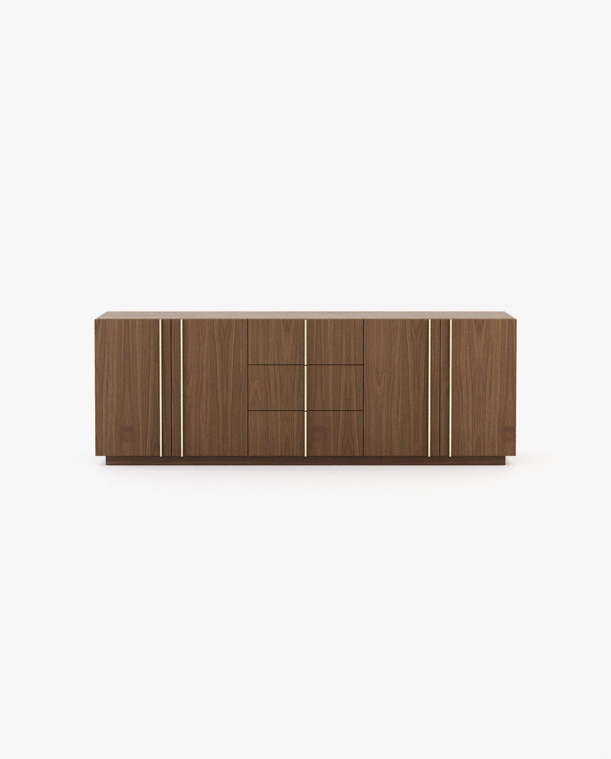 Laskasas MACAU Sideboard Walnut Veneer Matte - Araco Interiors