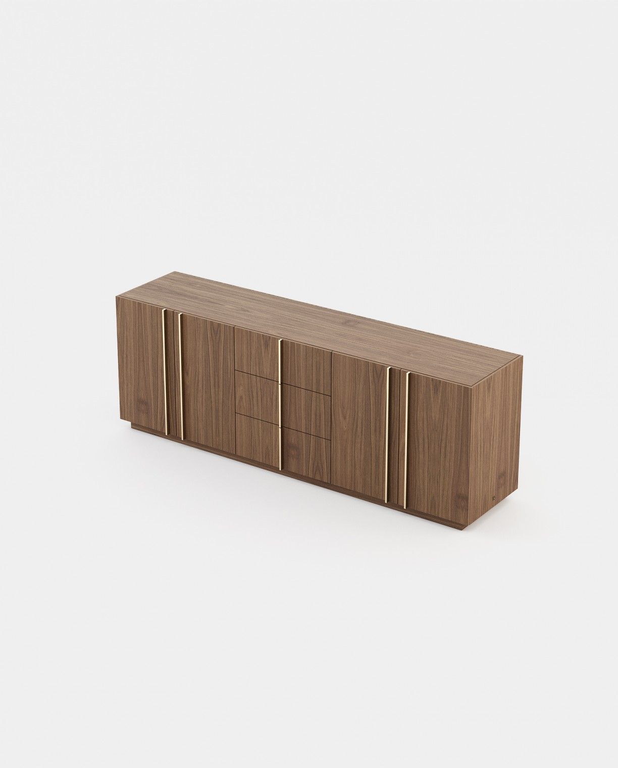 Laskasas MACAU Sideboard Walnut Veneer Matte - Araco Interiors