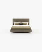 Laskasas MAIA Bed & Headboard Aged Oak Veneer Matte - Araco Interiors