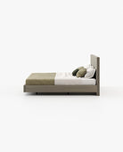 Laskasas MAIA Bed & Headboard Aged Oak Veneer Matte - Araco Interiors